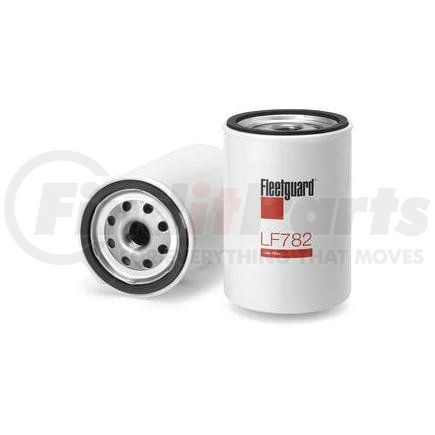 LF782 by FLEETGUARD - Engine Oil Filter - 4.57 in. Height, 3.01 in. (Largest OD), GMC 25010908