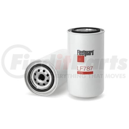 LF787 by FLEETGUARD - Engine Oil Filter - 6.86 in. Height, 3.67 in. (Largest OD), Massey-Ferguson 881446M91