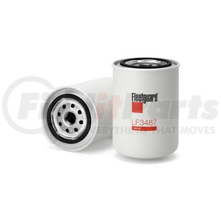 LF3487 by FLEETGUARD - Engine Oil Filter - 5.4 in. Height, 3.67 in. (Largest OD)