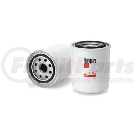 LF16157 by FLEETGUARD - Engine Oil Filter - 4.02 in. Height, 3.18 in. (Largest OD)