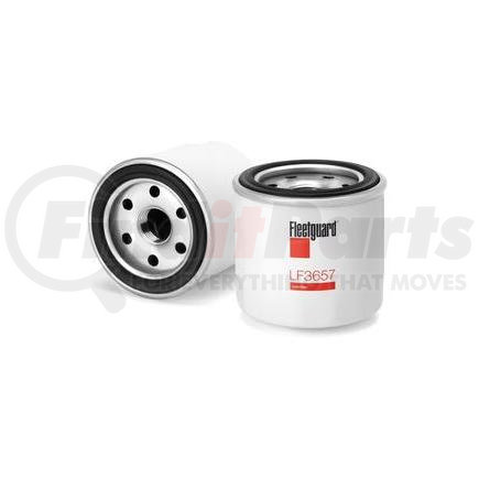 LF3657 by FLEETGUARD - Engine Oil Filter - 3.01 in. Height, 2.97 in. (Largest OD)