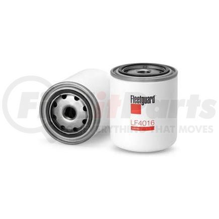 LF4016 by FLEETGUARD - Engine Oil Filter - 4.57 in. Height, 3.68 in. (Largest OD)