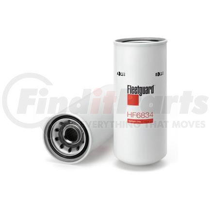 HF6834 by FLEETGUARD - Hydraulic Filter - 11.71 in. Height, 4.9 in. OD (Largest), Spin-On