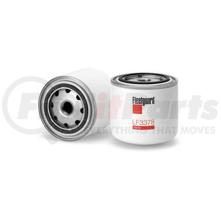 LF3378 by FLEETGUARD - Engine Oil Filter - 3.62 in. Height, 3.68 in. (Largest OD), StrataPore Media, Renault V.I. 7701008698