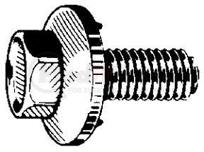 9756 by AUVECO - 5/16-18 X 1 HEX SEMS BELLVILLE