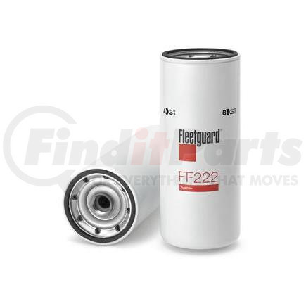 FF222 by FLEETGUARD - Fuel Filter - Spin-On, 10.39 in. Height
