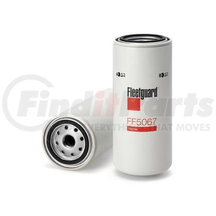 FF5067 by FLEETGUARD - Fuel Filter - Spin-On, 8.82 in. Height