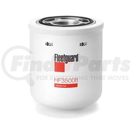 HF35006 by FLEETGUARD - Hydraulic Filter - 4.47 in. Height, Spin-On