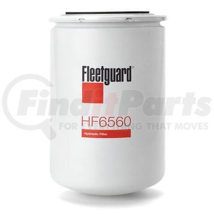 HF6560 by FLEETGUARD - Hydraulic Filter - 6.05 in. Height, 3.85 in. OD (Largest), Spin-On