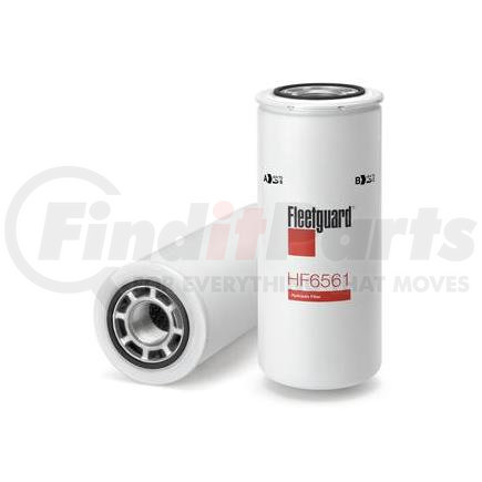 HF6561 by FLEETGUARD - Hydraulic Filter - 9.45 in. Height, 3.86 in. OD (Largest), Spin-On