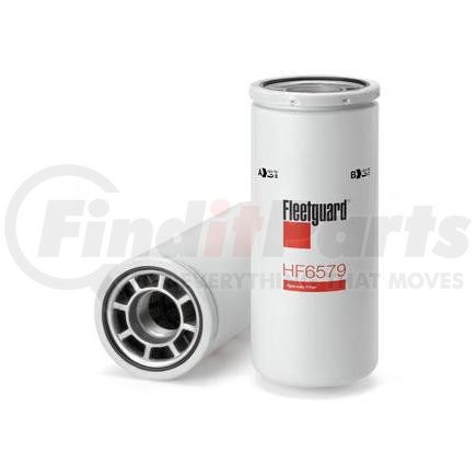 HF6579 by FLEETGUARD - Hydraulic Filter - 9.5 in. Height, 3.86 in. OD (Largest), Spin-On