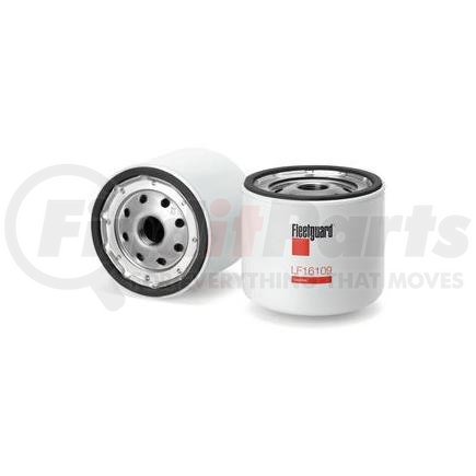 LF16109 by FLEETGUARD - Engine Oil Filter - 3.44 in. Height, 3.67 in. (Largest OD)