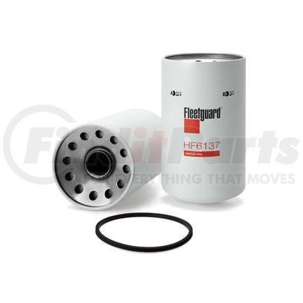 HF6137 by FLEETGUARD - Hydraulic Filter - 8.96 in. Height, 5.08 in. OD (Largest), Spin-On, Sundstrand 9700653