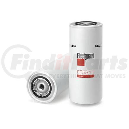 FF5311 by FLEETGUARD - Fuel Filter - Spin-On, 10.44 in. Height, Davco 321