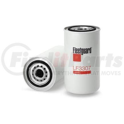 LF3307 by FLEETGUARD - Engine Oil Filter - 6.82 in. Height, 3.66 in. (Largest OD), Spin-On