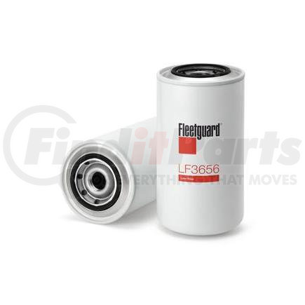 LF3656 by FLEETGUARD - Engine Oil Filter - 8.11 in. Height, 4.24 in. (Largest OD)