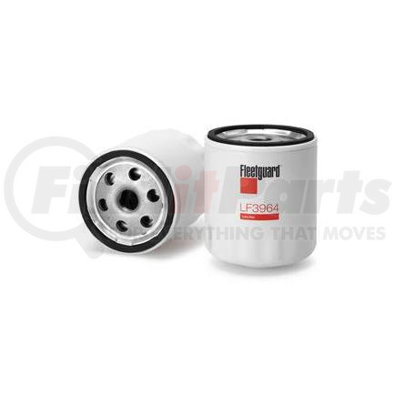 LF3964 by FLEETGUARD - Engine Oil Filter - 3.35 in. Height, Spin-On