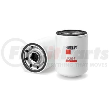 LF3541 by FLEETGUARD - Engine Oil Filter - 8.27 in. Height, 4.66 in. (Largest OD), Spin-On