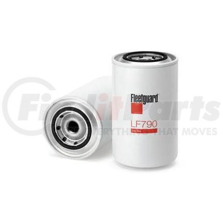 LF790 by FLEETGUARD - Engine Oil Filter - 7.14 in. Height, 4.24 in. (Largest OD)