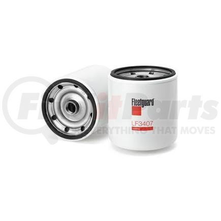 LF3407 by FLEETGUARD - Engine Oil Filter - 4.61 in. Height, 4.24 in. (Largest OD)