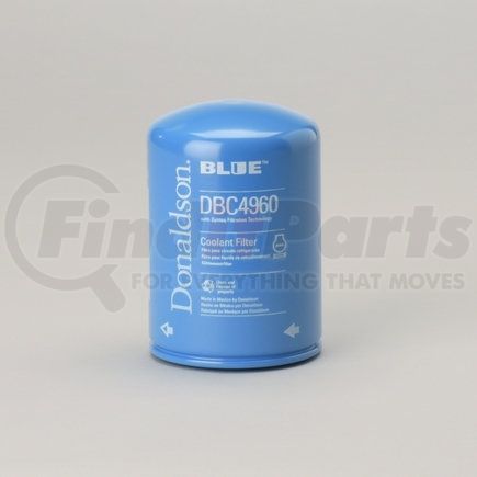 DBC4960 by DONALDSON - Engine Coolant Filter - 5.35 in., 3/4-20 UN thread size, Spin-On Style, Synthetic Media Type