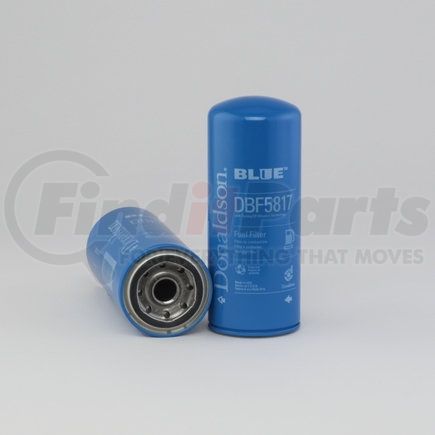 DBF5817 by DONALDSON - Fuel Filter - 9.17 in., Secondary Type, Spin-On Style, Synteq XP Media Type