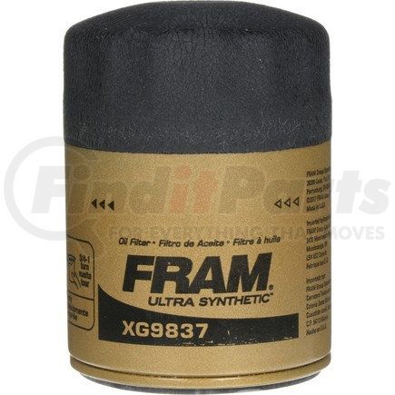 XG9837 by FRAM - Spin-on Oil Filter