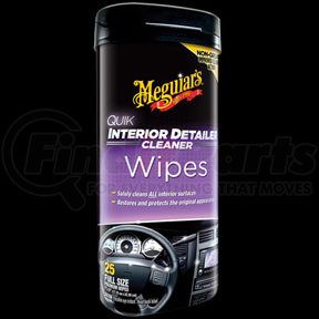 G13600 by MEGUIAR'S - QUIK INTERIOR DETAILER WIPES