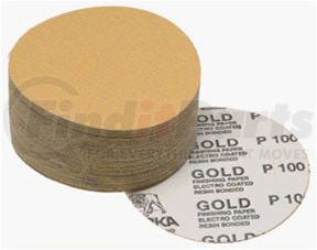 23-379-100 by MIRKA ABRASIVES - Gold 6" PSA Autobox Discs, 100/box, 100-grit