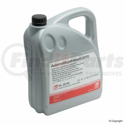 29738 by FEBI - Auto Trans Fluid for VOLKSWAGEN WATER