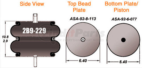 2B9-229 by CONTINENTAL AG - AIR BAG