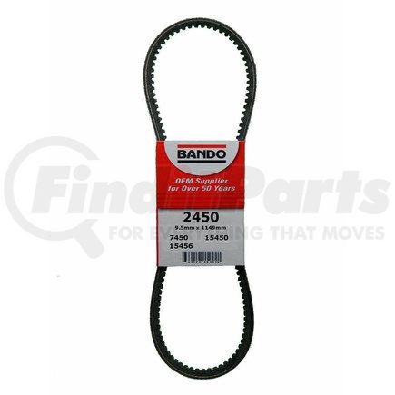 Bando 2450 Accessory Drive Belt USA Precision Engineered V-Belt