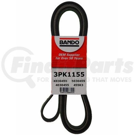 3PK1155 by BANDO - USA OEM Quality Serpentine Belt