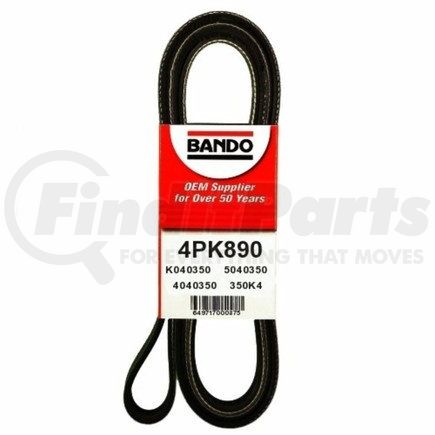 4PK890 by BANDO - USA OEM Quality Serpentine Belt