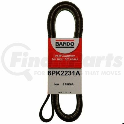 6PK2231A by BANDO - USA OEM Quality Aramid Serpentine Belt