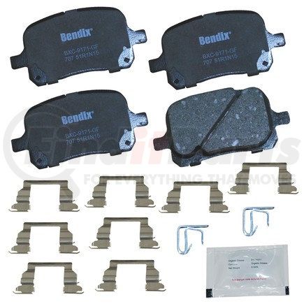 Bendix CFC707 Disc Brake Pad Set Premium Copper-Free Brake Pad