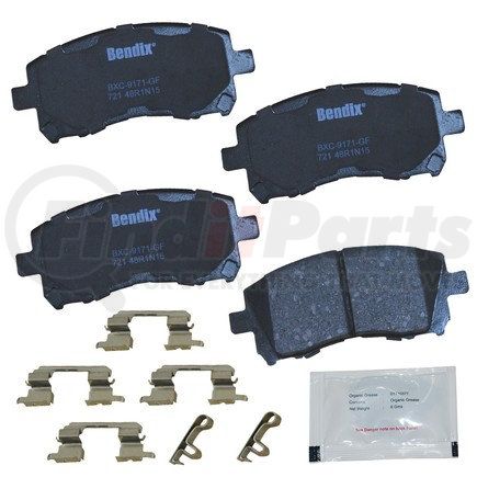 CFC721 by BENDIX - Disc Brake Pad Set, Front, 98-02 Subaru Forester/98-01 Subaru Impreza/96-02 Subaru Legacy/99-01 Subaru Outback/2003 Subaru WRX