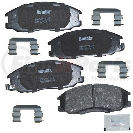 CFC864 by BENDIX - Premium Copper-Free Brake Pad