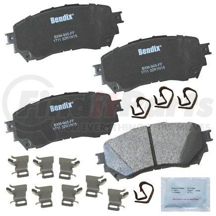 Bendix CFM1711 Disc Brake Pad Set Premium Copper-Free Brake Pad