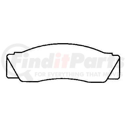 Bendix D102 Disc Brake Pad Set Disc Brake Pad Set