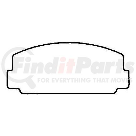 D115 by BENDIX - DISC PAD PKG