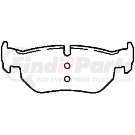D1171IQ by BENDIX - DISC BRK PAD