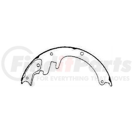 AF451 by BENDIX - Drum Brake Shoe - New, Without Hardware