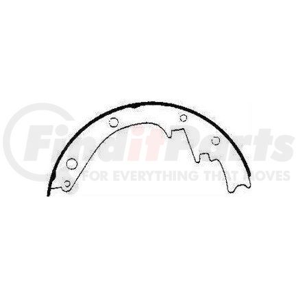 Bendix AF473 Drum Brake Shoe New NAO Shoe Set