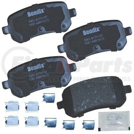 Bendix CFC1021 Disc Brake Pad Set Premium Copper-Free Brake Pad