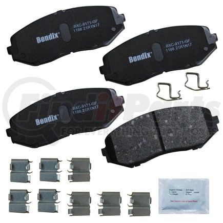 Bendix CFC1188 Disc Brake Pad Set PREMIUM COPPER FREE