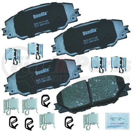 CFC1211 by BENDIX - Premium Copper-Free Brake Pad