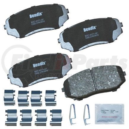 CFC1258 by BENDIX - Premium Copper-Free Brake Pad