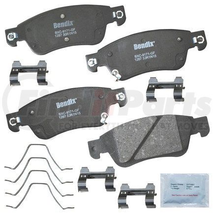 Bendix CFC1287 Disc Brake Pad Set Premium Copper-Free Brake Pad