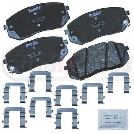 CFC1295 by BENDIX - Premium Copper-Free Brake Pad